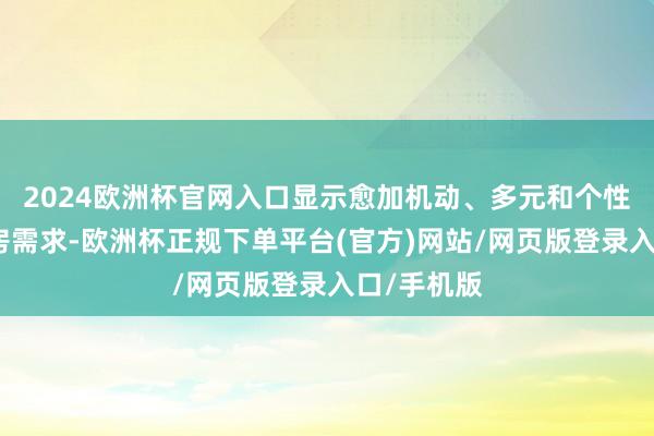 2024欧洲杯官网入口显示愈加机动、多元和个性的安置购房需求-欧洲杯正规下单平台(官方)网站/网页版登录入口/手机版