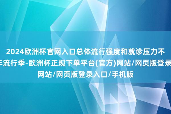 2024欧洲杯官网入口总体流行强度和就诊压力不会高于上一年流行季-欧洲杯正规下单平台(官方)网站/网页版登录入口/手机版