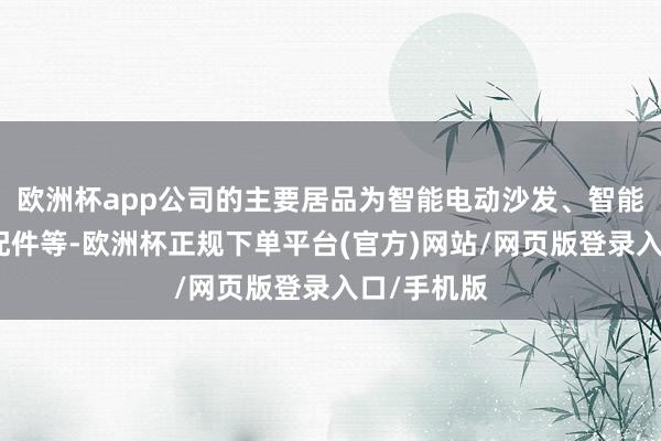 欧洲杯app公司的主要居品为智能电动沙发、智能电动床、配件等-欧洲杯正规下单平台(官方)网站/网页版登录入口/手机版