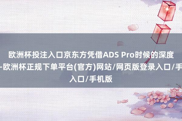 欧洲杯投注入口京东方凭借ADS Pro时候的深度优化-欧洲杯正规下单平台(官方)网站/网页版登录入口/手机版